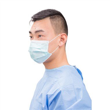 Engangs non-woven ansiktsmaske
